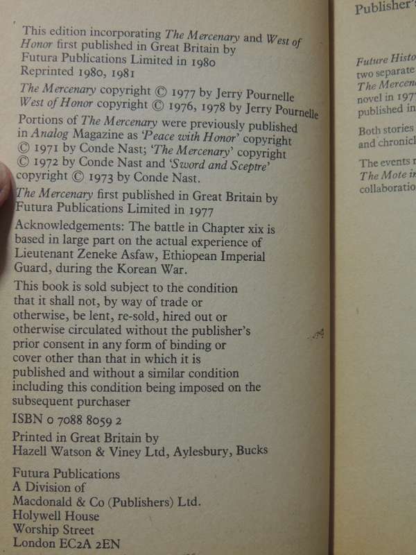 Future History- Jerry Pournelle