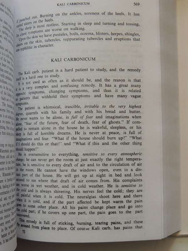 Lectures On Homoeopathic Materia Medica- James Tyler Kent