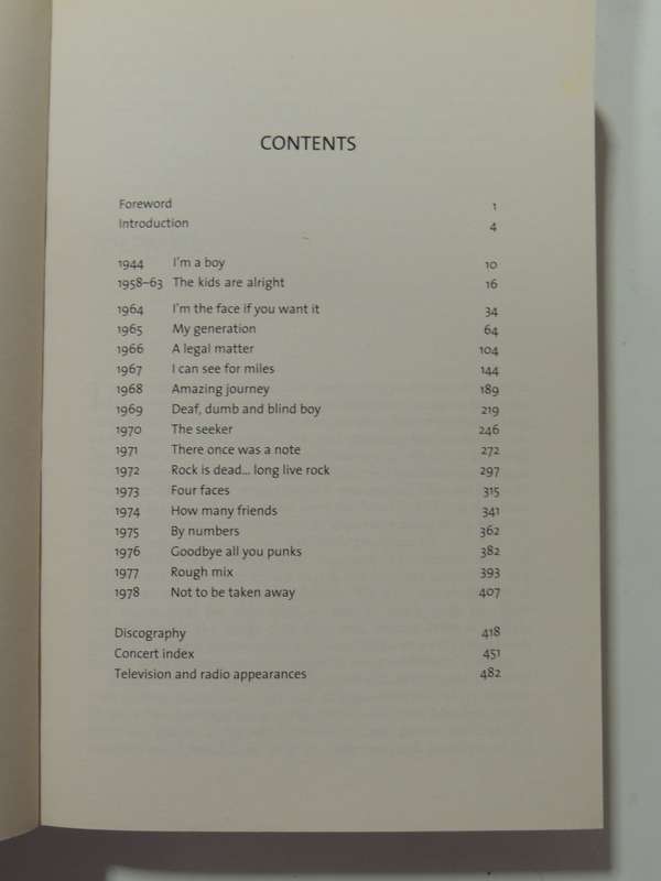 The Complete Chroncile of THE WHO 1958-78, Anyway, Anyhow, Anywhere - Andy Neill, Matt Kent