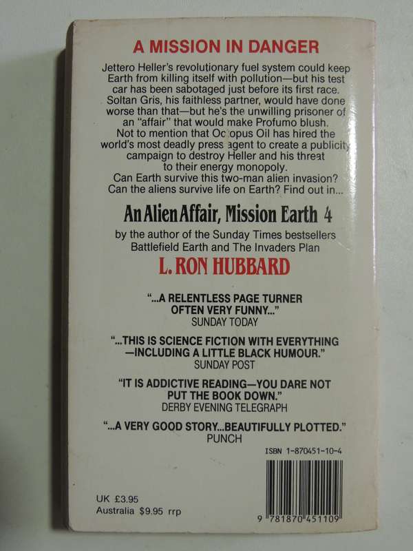 Mission Earth:Missing Earth Vol 4- L Ron Hubbard