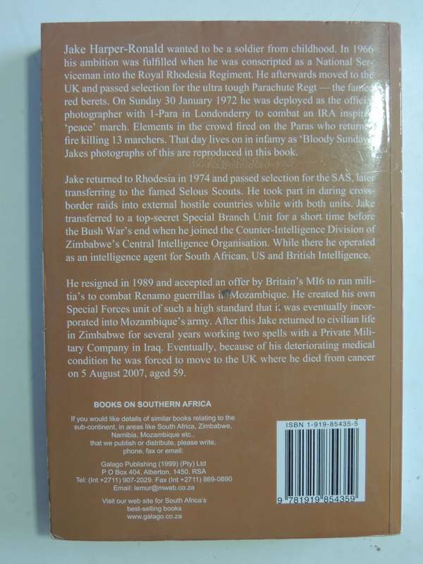 Sunday Bloody Sunday - A Soldier's War In Northern Ireland, Rhodesia, Mozambique  Jake Harper-Ronald