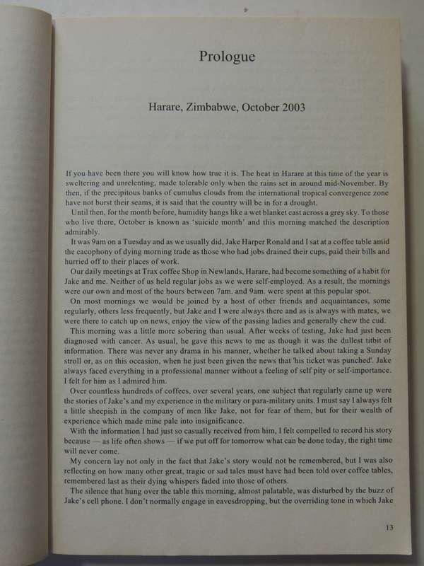 Sunday Bloody Sunday - A Soldier's War In Northern Ireland, Rhodesia, Mozambique  Jake Harper-Ronald