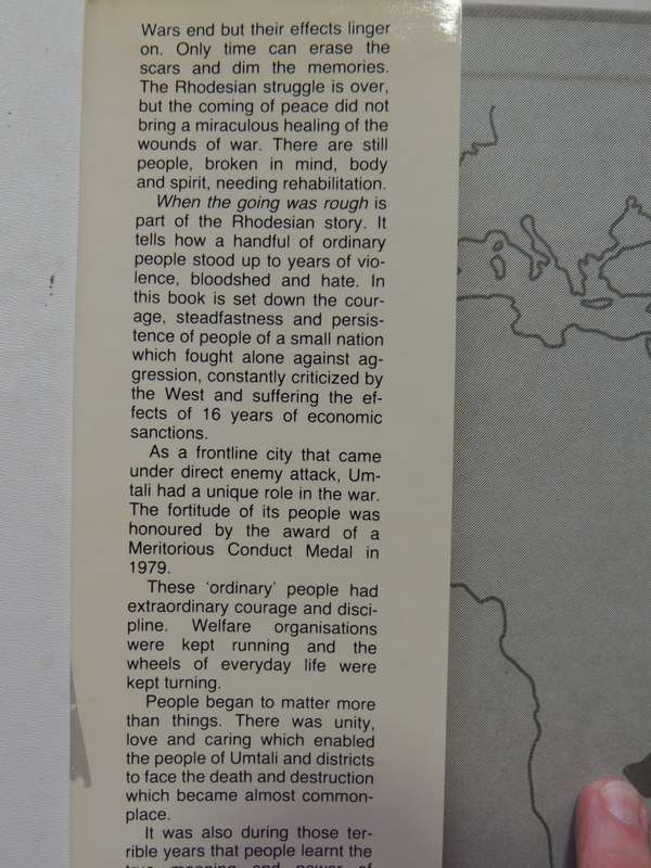 When The Going Was Rough - A Rhodesian Story  James MacBruce