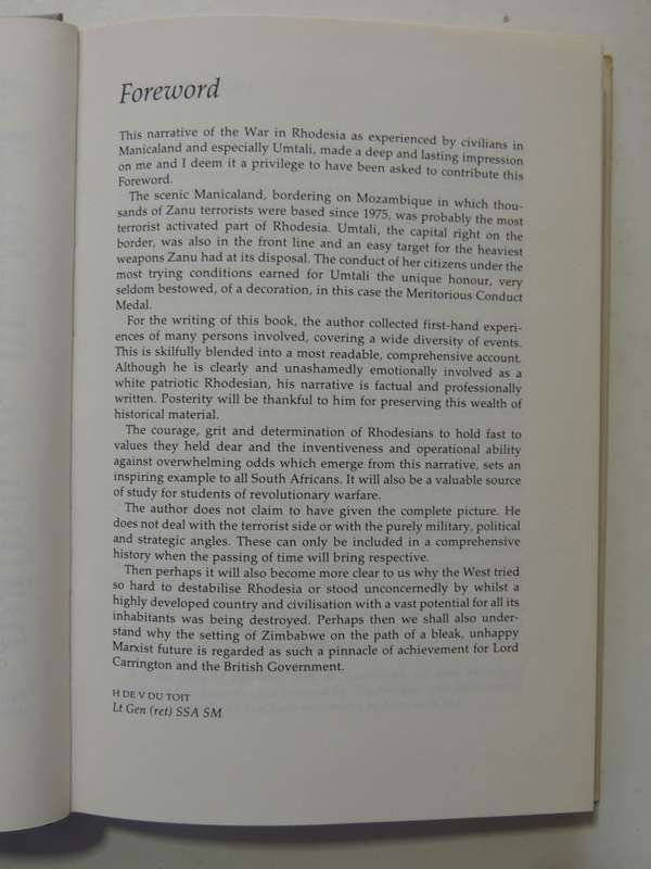 When The Going Was Rough - A Rhodesian Story  James MacBruce