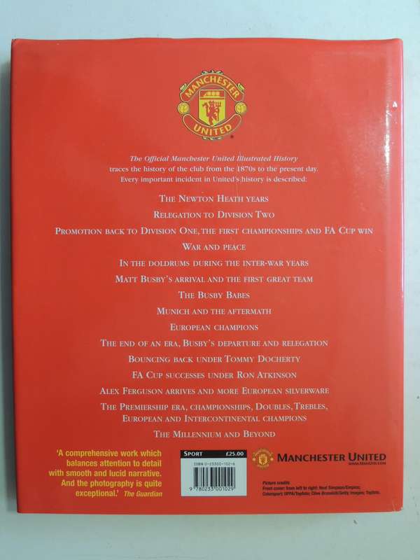 The Official Manchester United Illustrated History - Adam Bostock  2nd Edition Updated
