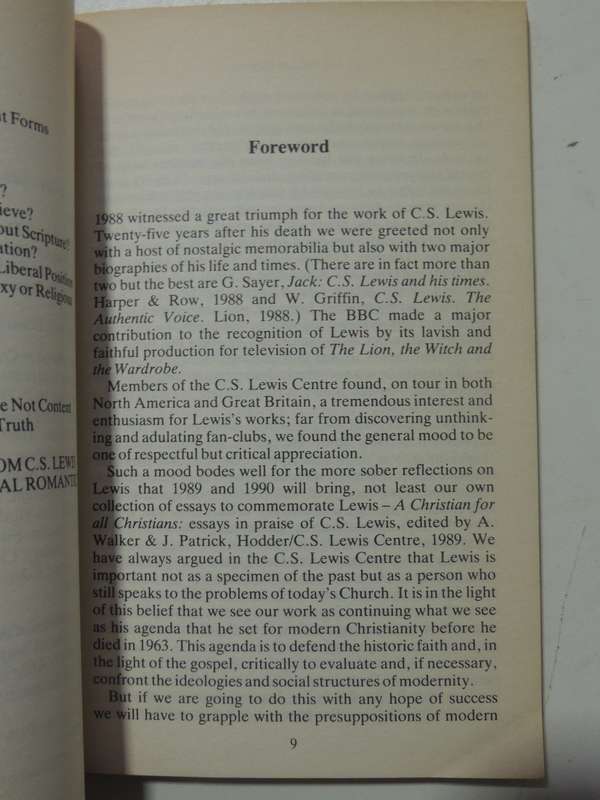 C.S. Lewis On Scripture- Michael Christensen