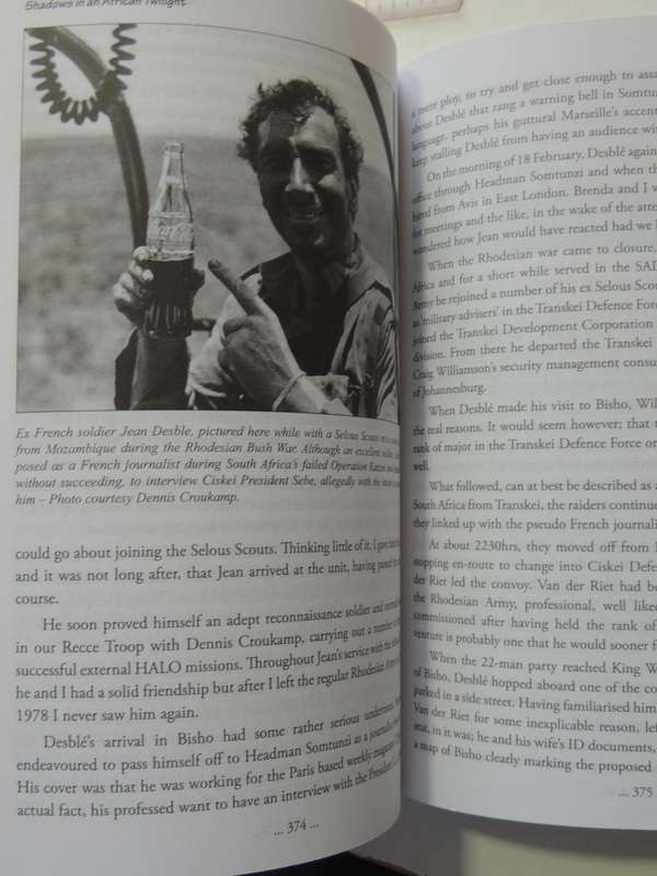 Shadows In An African Twilight - Game Ranger, Soldier, Hunter (Signed)  Kevin Thom