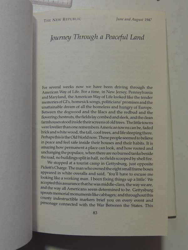 The View From The Ground- Martha Gellhorn