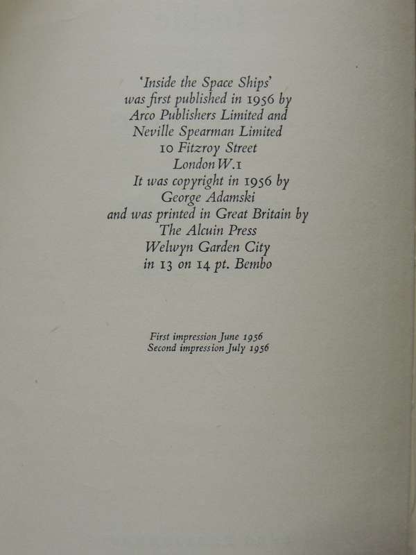 Inside The Spaceships - George Adamski