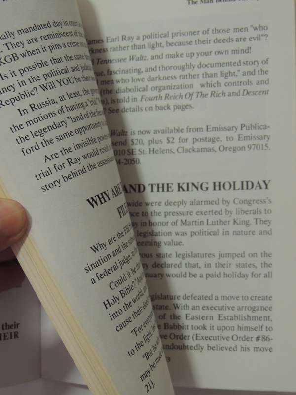 Martin Luther King: The Man Behind The Myth- Des Griffin