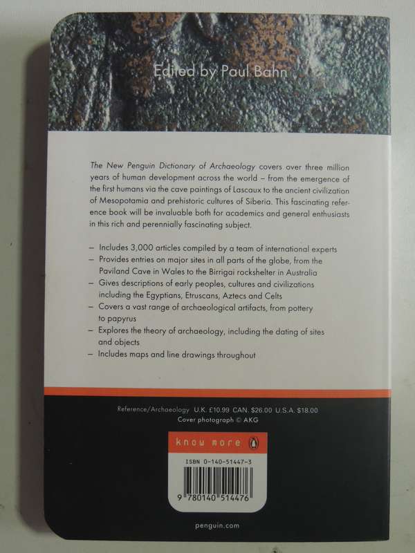 Dictionary Of Archaeology - ed Paul Bahn