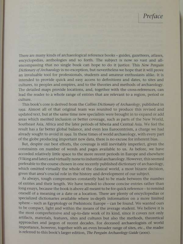 Dictionary Of Archaeology - ed Paul Bahn