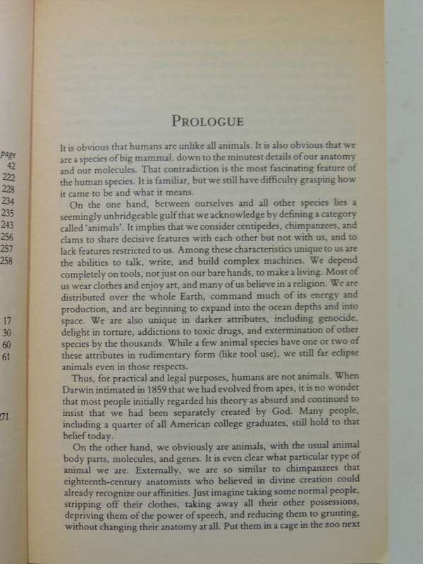 The Rise And Fall Of The Third Chimpanzee - Jared Diamond