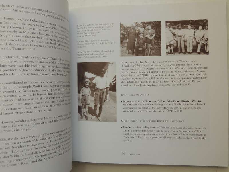Jewish Life In The South African Country Communities: Vol 1 The Northern Great Escarpment, The Lowve
