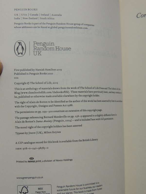 The School Of Life: An Emotinal Education - Alain De Botton