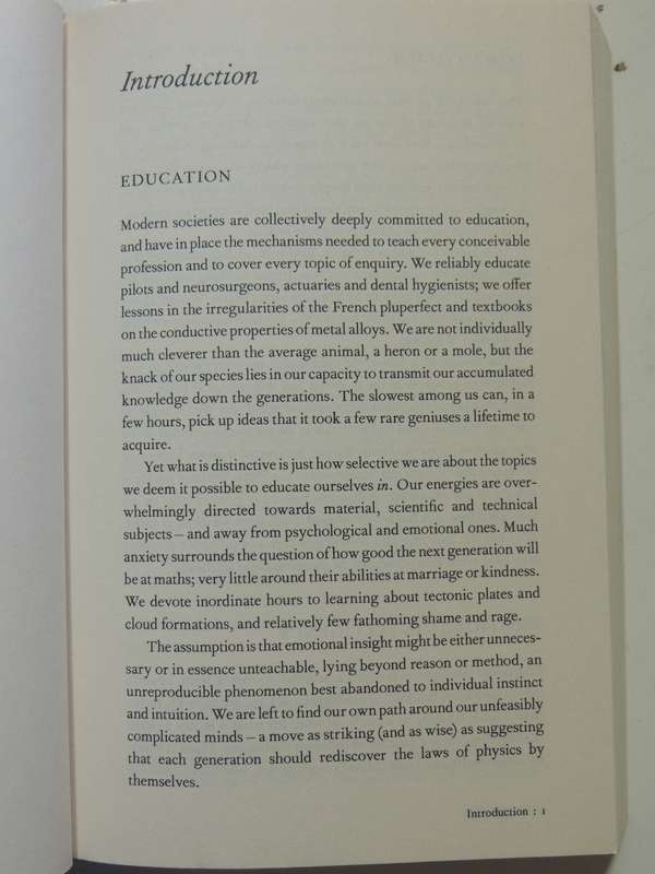 The School Of Life: An Emotinal Education - Alain De Botton