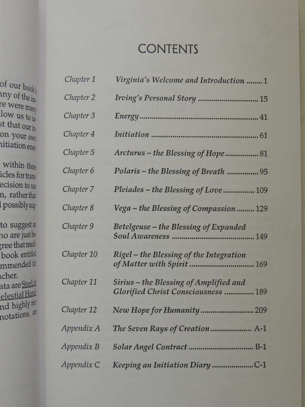Energy Blessings From The Stars: Seven Initiations - Virginia Essene & Irving Feurst