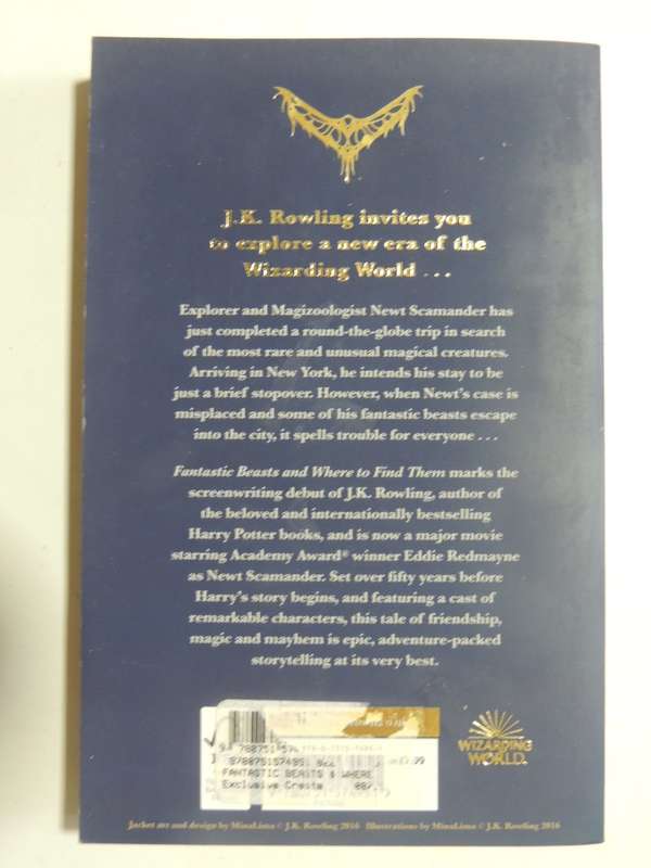 Fantastic Beasts and Where to Find Them, Newt Scamander - JK Rowling