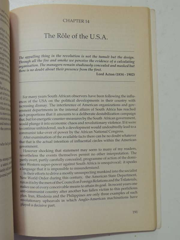The Plot Against South Africa - Klaus D. Vaque