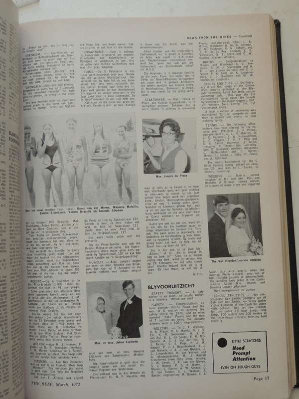The Reef Vol 58 January 1972 & December 1972