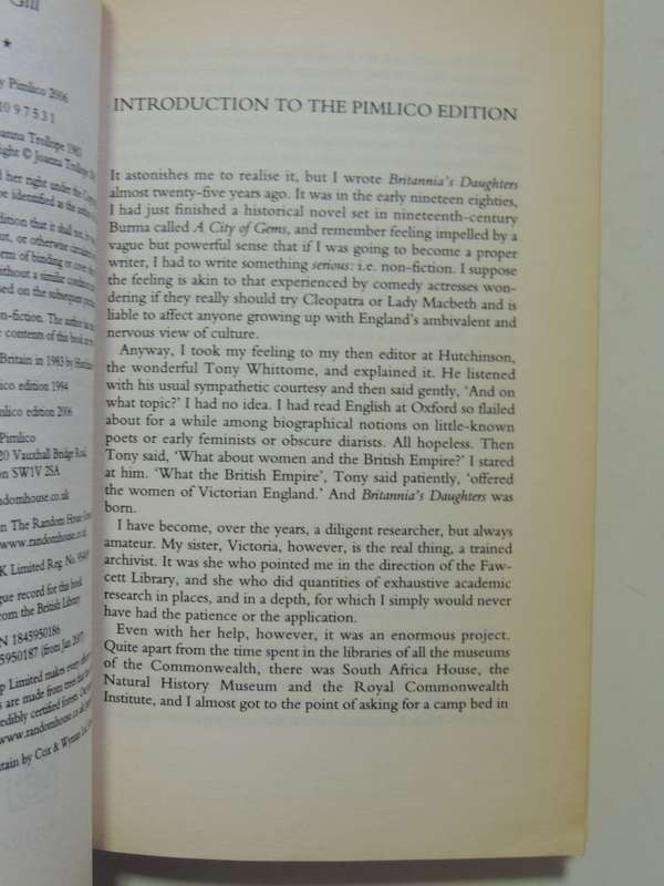 Britannia's Daughters: Women Of The British Empire - Joanna Trollope