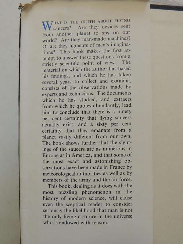 The Truth About Flying Saucers  - Aime Michel   (1st Edition 1957)