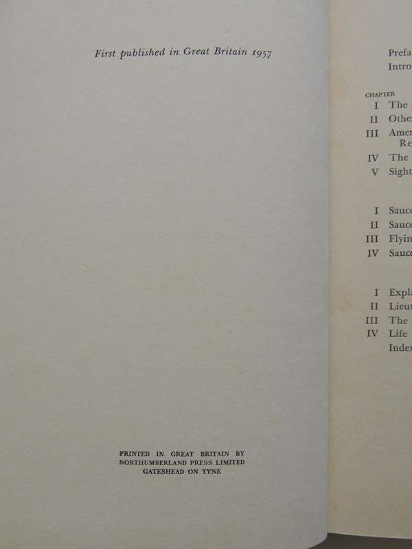 The Truth About Flying Saucers  - Aime Michel   (1st Edition 1957)
