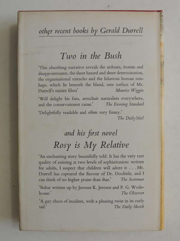 Birds, Beasts & Relatives - Gerald Durrell   FIRST EDITION 1969