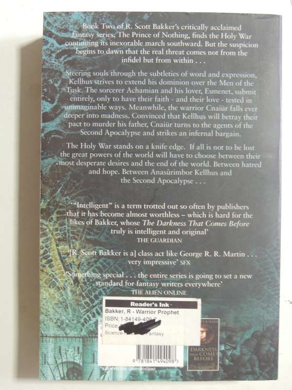 The Warrior Prophet - The Prince of Nothing Book 2 - R Scott Bakker