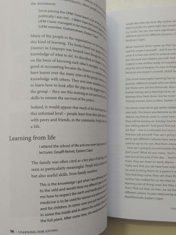 Learning For Living: Towards A New Vision For Post-School Learning In South Africa - ed Ivor Baatjes
