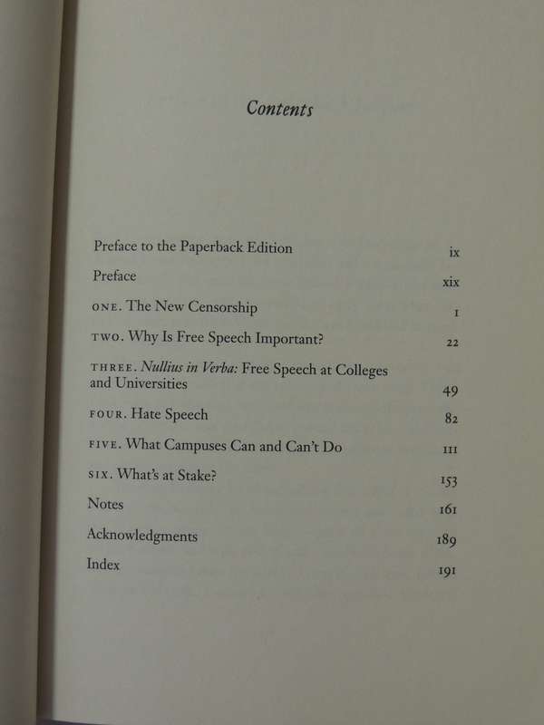 Free Speech On Campus - Erwin Chemerinsky & Howard Gillman