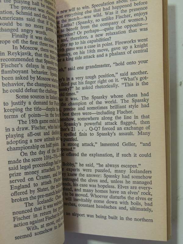 Fischer Spassky: The New York Times Report On The Chess Match Of The Century - Richard Roberts et al