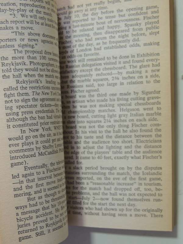 Fischer Spassky: The New York Times Report On The Chess Match Of The Century - Richard Roberts et al