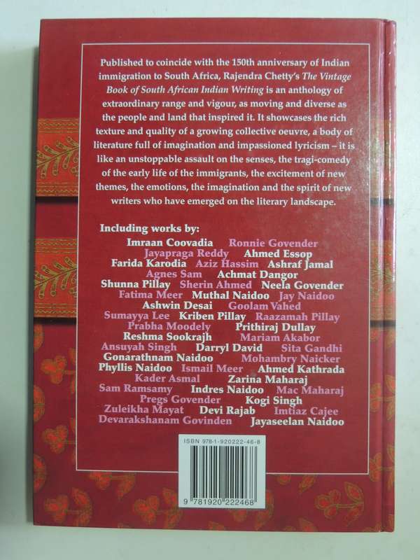 The Vintage Book of South African Indian Writing - Rajendra Chetty