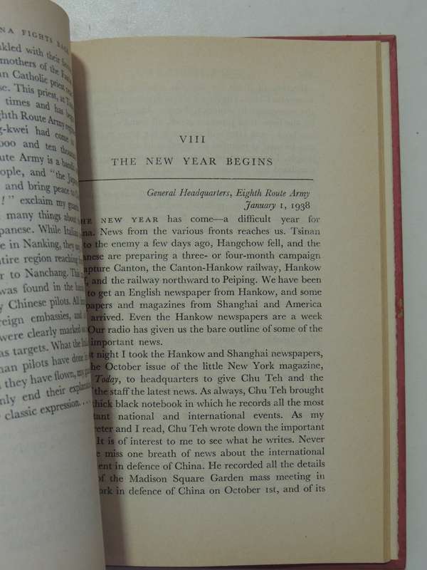 Left Book Club Edition, China Fights Back: An American Woman With The 8th Route Army- Agnes Smedley