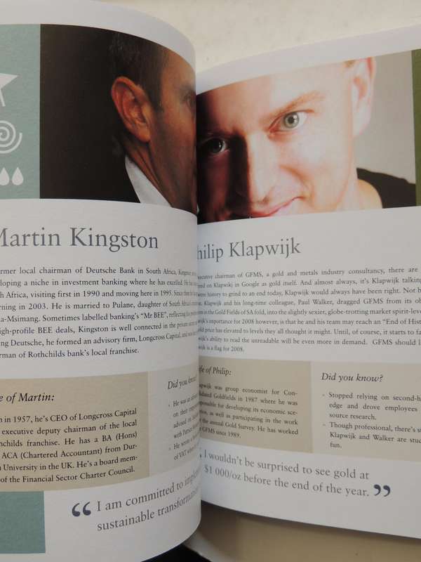 Rain Makers Pot Stirrers: Your Guide To The 100 Most Influential People In SA's Mining Industry (200