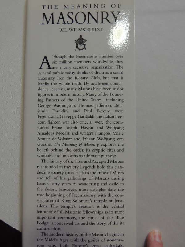 The Meaning of Masonry - WL Wilmshurst