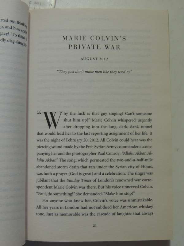 A Private War: Marie Colvin And Other Tales Of Heroes, Scoundrels And RenegadesMarie Brenner