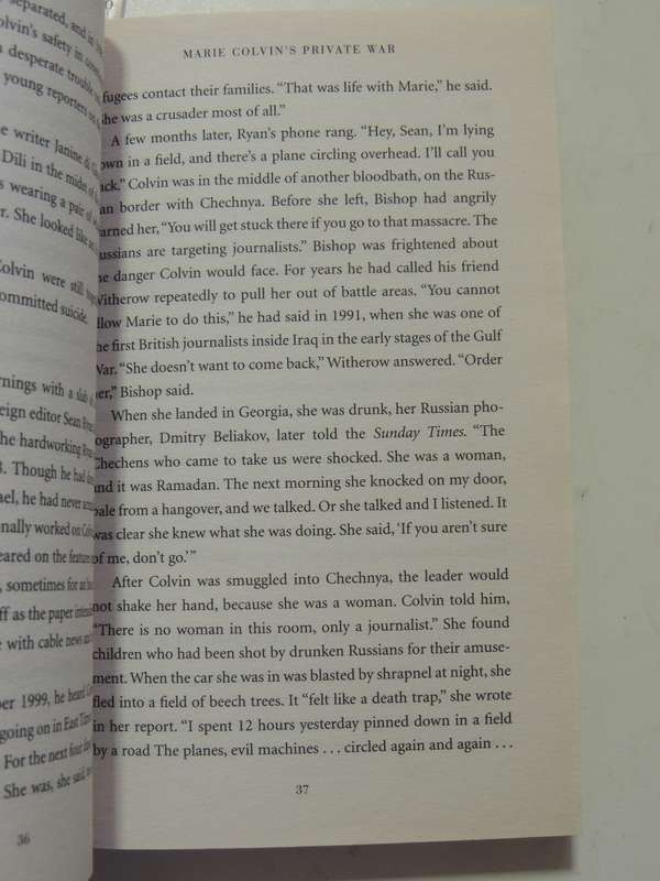 A Private War: Marie Colvin And Other Tales Of Heroes, Scoundrels And RenegadesMarie Brenner