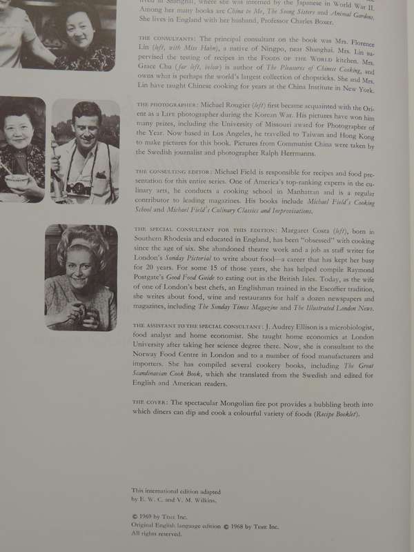 Time-Life Foods Of The World: The Cooking Of China - Emily Hahn  (2 volumes)