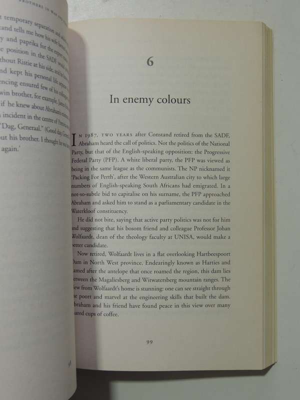 Brothers In War & Peace: Constand & Abraham Viljoen & The Birth Of New South Africa Dennis Cruywagen