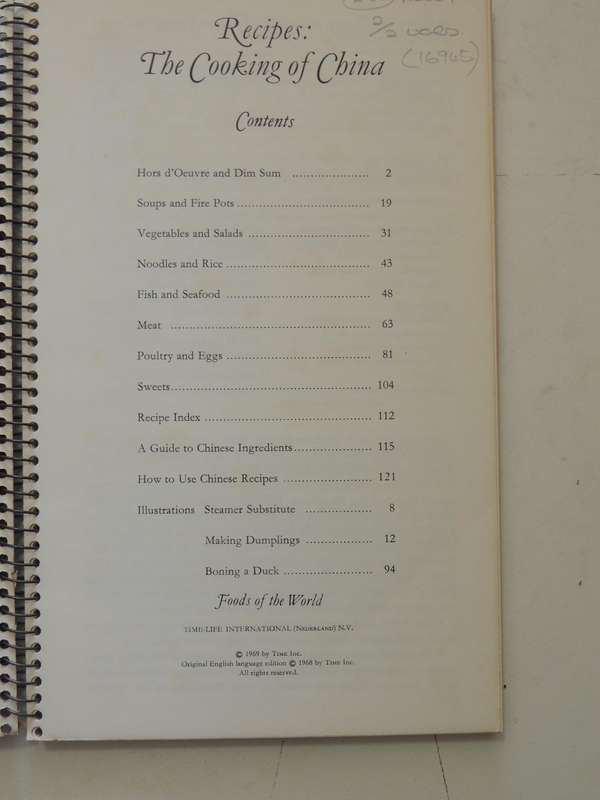 Time-Life Foods Of The World: The Cooking Of China - Emily Hahn  (2 volumes)