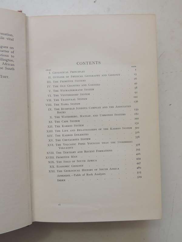 The Geology Of South Africa (2nd Edition, Revised And Enlarged 1939) - Alex L. Du Toit