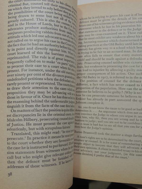 The Art Of The Advocate: How Does He Or She Affect The Law? - Richard Du Cann