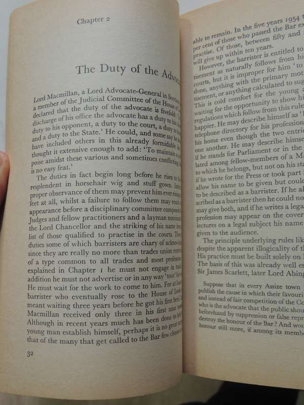 The Art Of The Advocate: How Does He Or She Affect The Law? - Richard Du Cann