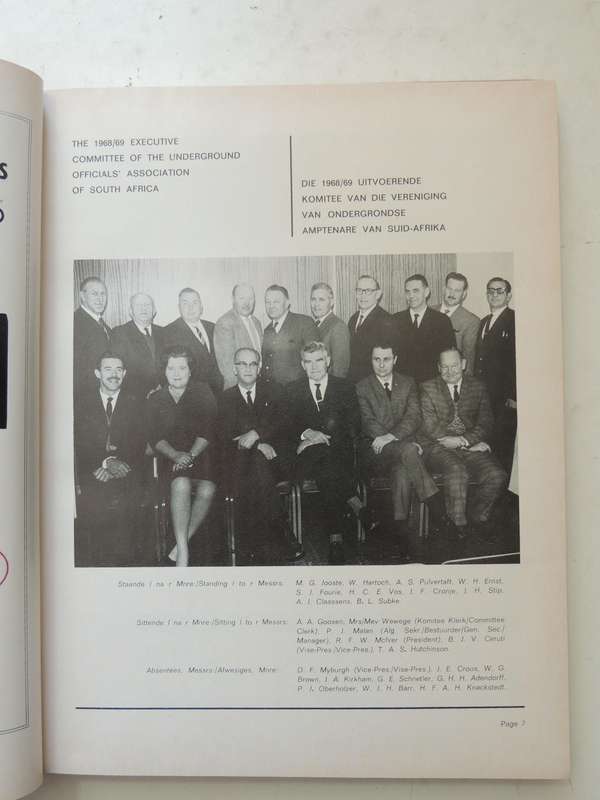 Vereniging van Ondergrondse Amptenare van Suid Afrika: 50 Jare van Saamwerking in Mynbou/50 Years of
