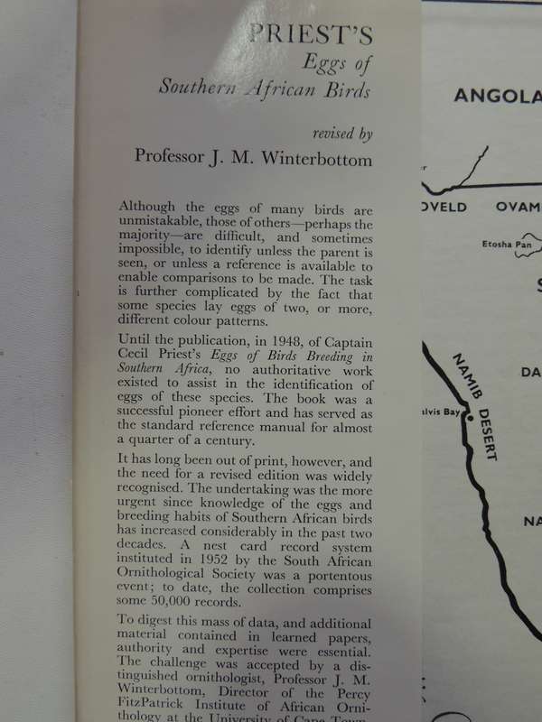 Priest's Eggs of the Southern African Birds - Revised by JM Winterbottom 1971