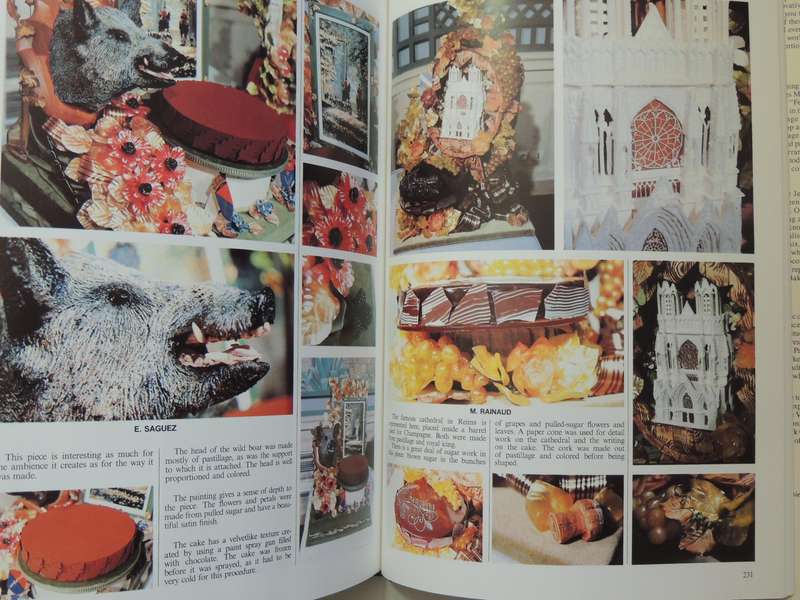 Professional French Pastry Series: Decorations, Borders, Letters, Marzipan,..Bilheux, Escoffier