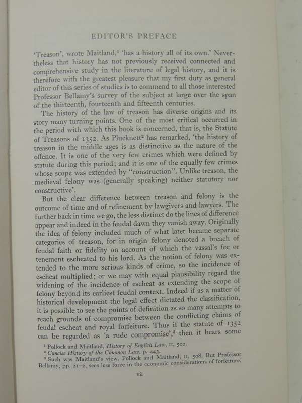 The Law Of Treason In England In The Later Middle Ages - J.G. Bellamy