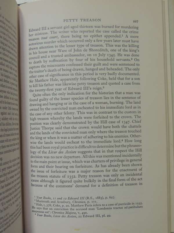 The Law Of Treason In England In The Later Middle Ages - J.G. Bellamy